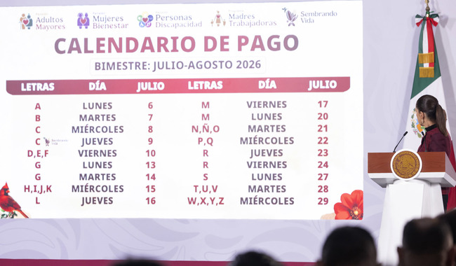 Comienza el desembolso de Pensiones y Programas para el Bienestar del bimestre julio-agosto; descubre el calendario