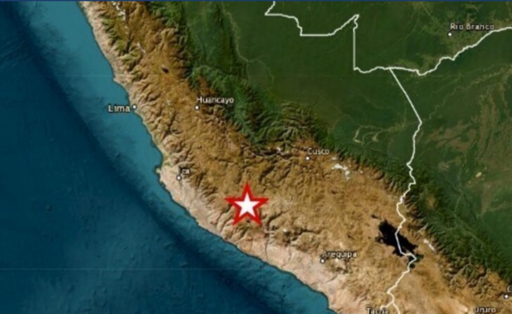 Sismo de magnitud 7.2 sacude Perú; reportan daños y evacuaciones en Ayacucho