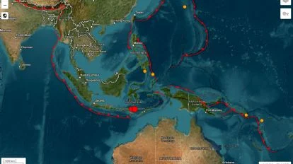 Terremoto de 7.7 grados golpea Indonesia; tsunami provoca evacuaciones y deja al menos dos fallecidos
